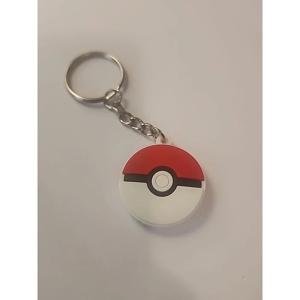 Small Pokeball Pokémon 2 Sided Rubber Keychain